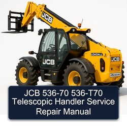 JCB 536-70 536-T70 Telescopic Handler Service Repair Workshop Manual PDF