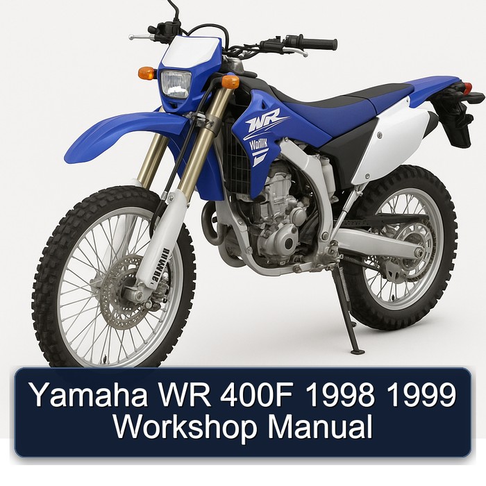 1998-1999 Yamaha WR Models 400F Service Repair Workshop Manual PDF