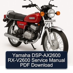 Yamaha RX Models Dsp-ax2600 RX-V2600 Service Repair Workshop Manual PDF