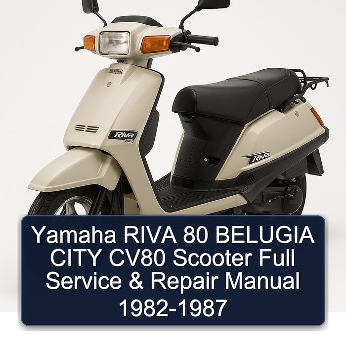 1982-1987 Baotian Yamaha Riva 80 Belugia City CV80 Scooter Service Repair Workshop Manual PDF