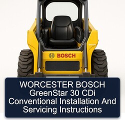 Worcester Bosch Greenstar 30 CDI Conventional Installation Servicing Service Repair Workshop Manual PDF
