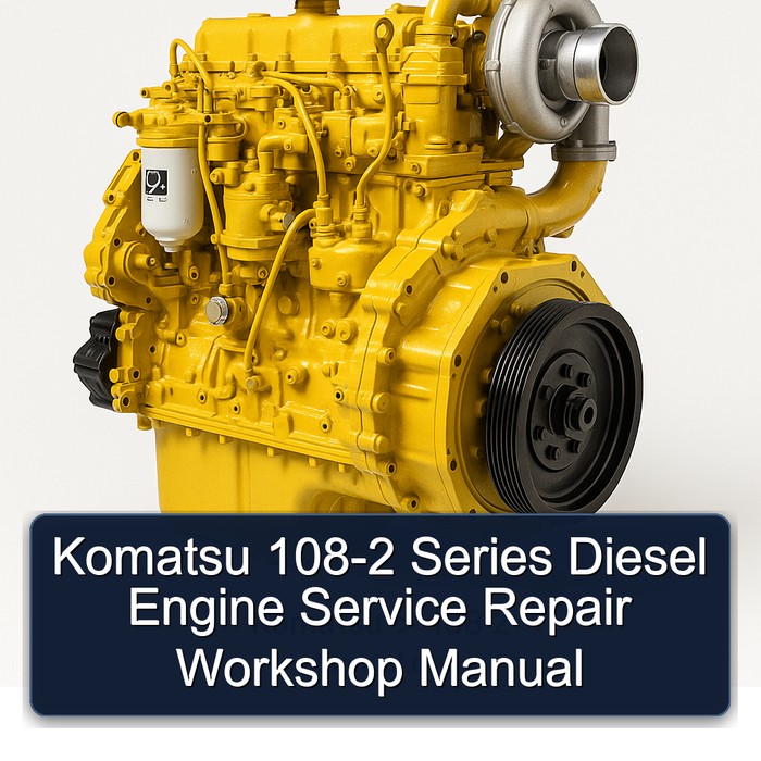 Komatsu 108 2 Series Diesel Engine Service Repair Workshop Manual PDF