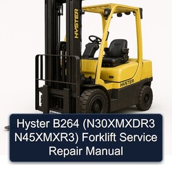 Hyster B264 (n30xmxdr3 N45xmxr3) Forklift Service Repair Workshop Manual PDF