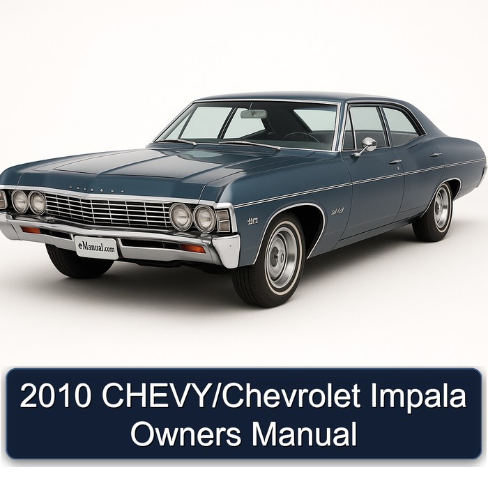 2010 Chevrolet Chevy / Impala Owners Owner's Manual PDF