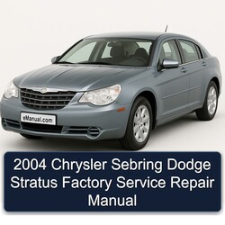 2004 Chrysler Sebring Dodge Stratus Service Repair Workshop Manual PDF
