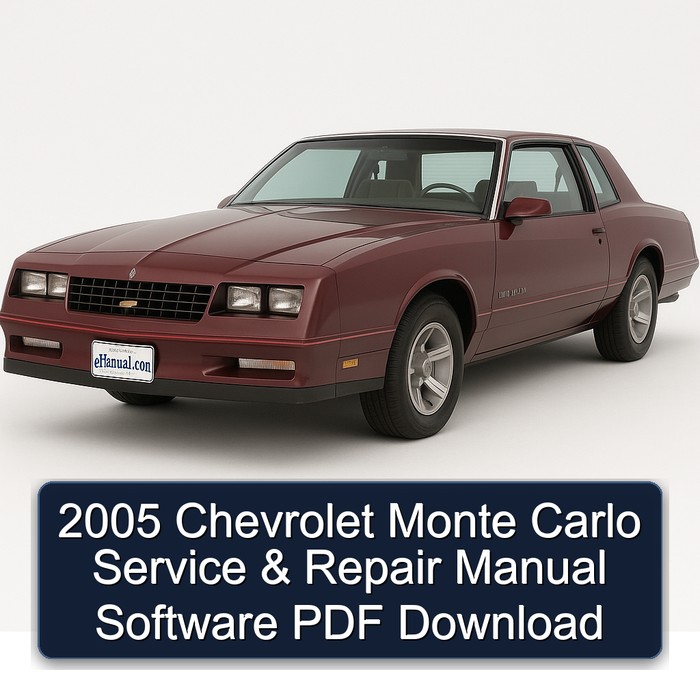 2005 Chevrolet Monte Carlo Software Service Repair Workshop Manual PDF