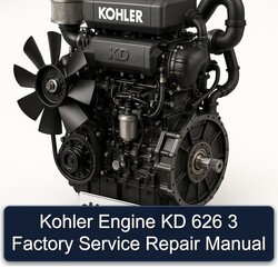 Kohler KD Series Engine 626 3 Service Repair Workshop Manual PDF
