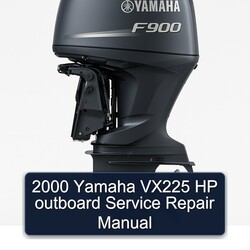 2000 Yamaha VX225 HP Outboard Service Repair Workshop Manual PDF