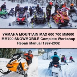 1997-2002 Yamaha Mountain MAX 600 700 MM600 MM700 Snowmobile Service Repair Workshop Manual PDF