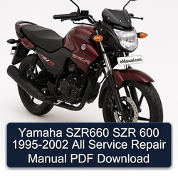 1995-2002 Yamaha SZR Models SZR660 600 - All Service Repair Workshop Manual PDF