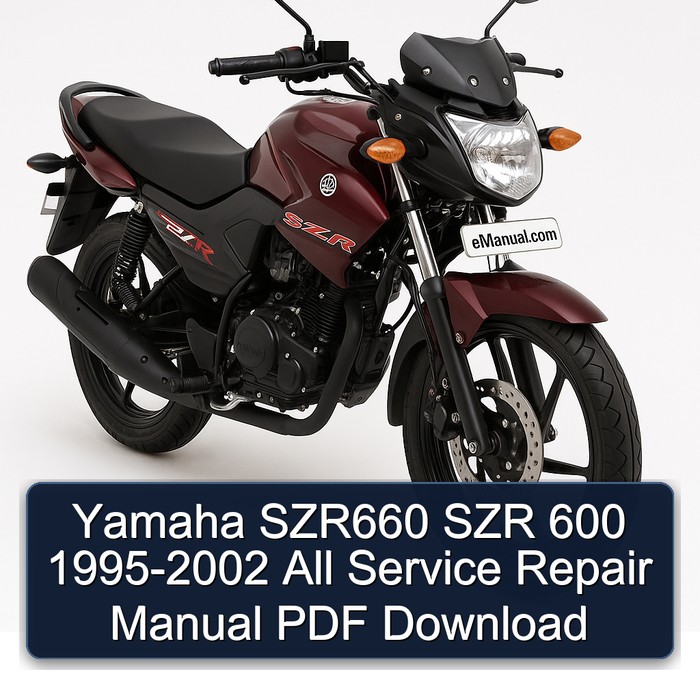 1995-2002 Yamaha SZR Models SZR660 600 - All Service Repair Workshop Manual PDF