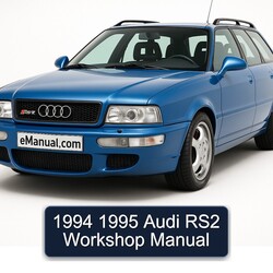 Audi RS2 Service Repair Workshop Manual PDF