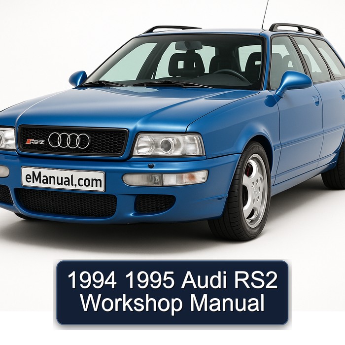Audi RS2 Service Repair Workshop Manual PDF