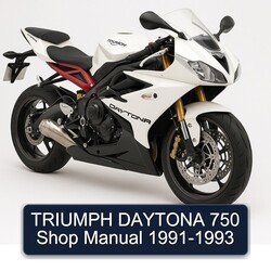 1991-1993 Triumph Daytona 750 Shop Service Repair Workshop Manual PDF
