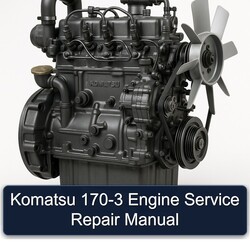 Komatsu 3 D 4 S 170-3 Engine Service Repair Workshop Manual PDF