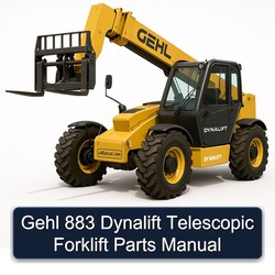 Gehl 883 Dynalift Telescopic Forklift Parts Catalog PDF