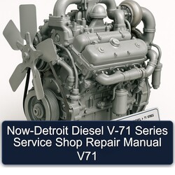 Detroit Diesel 71 Series Now- V- Shop V71 Service Repair Workshop Manual PDF