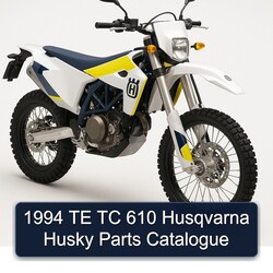 1994 Husqvarna TE Models TC 610 Husky Parts Catalog PDF
