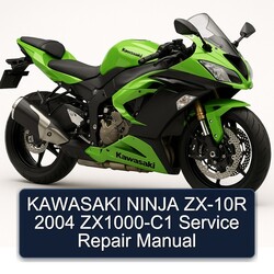 2004 Kawasaki Ninja ZX-10R Zx1000-c1 Service Repair Workshop Manual PDF