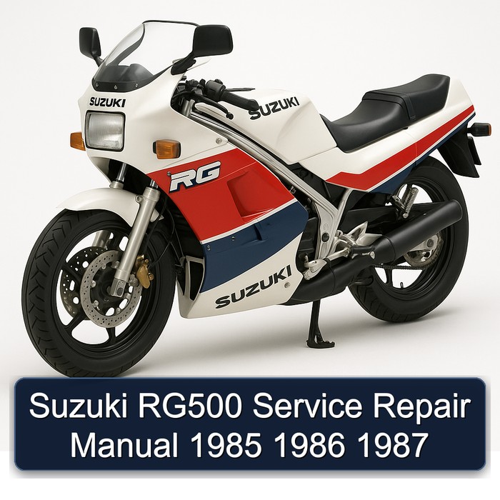 1985-1987 Suzuki RG Series RG500 Service Repair Workshop Manual PDF