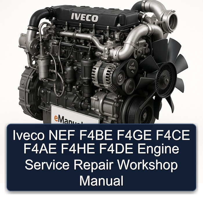Iveco NEF F4BE F4GE F4CE F4AE F4HE F4DE Engine Service Repair Workshop Manual PDF
