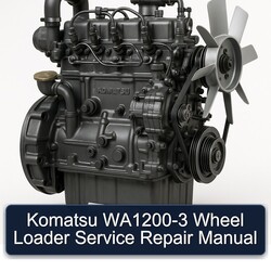 Komatsu Wa1200-3 Wheel Loader Service Repair Workshop Manual PDF