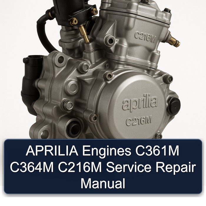 Aprilia Engines C361M C364M C216M Service Repair Workshop Manual PDF