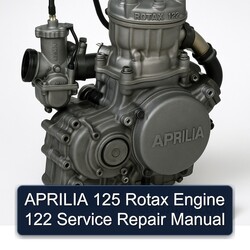 Aprilia 125 Rotax Engine 122 Service Repair Workshop Manual PDF