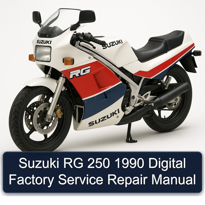 1990 Suzuki RG Series 250 Digital Service Repair Workshop Manual PDF