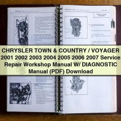 2001-2007 Chrysler Voyager Town Country/ W/ Diagnostic Service Repair Workshop Manual PDF