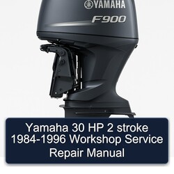1984-1996 Yamaha 30 HP 2 Stroke Service Repair Workshop Manual PDF