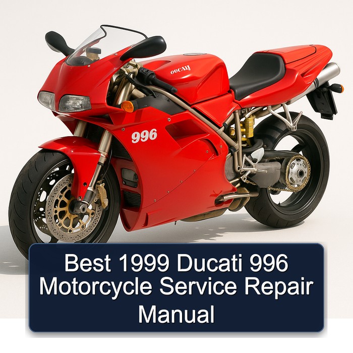 1999 Ducati 996 Best Motorcycle Service Repair Workshop Manual PDF
