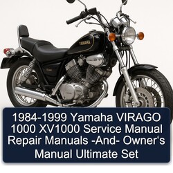 1984-1999 Yamaha Virago 1000 XV1000 - Owner‘s Ultimate Set Service Repair Workshop Manual PDF