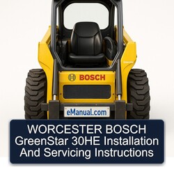Worcester Bosch Greenstar 30HE Installation Servicing Service Repair Workshop Manual PDF