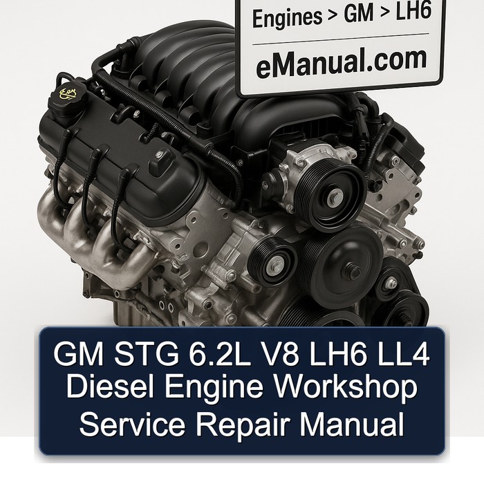 GM LH6 STG 6.2l V8 LL4 Diesel Engine Service Repair Workshop Manual PDF