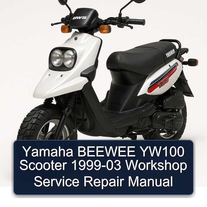 1999-2003 Yamaha Beewee YW100 Scooter Service Repair Workshop Manual PDF