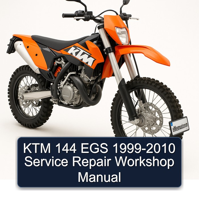 1999-2010 KTM 144 EGS Service Repair Workshop Manual PDF