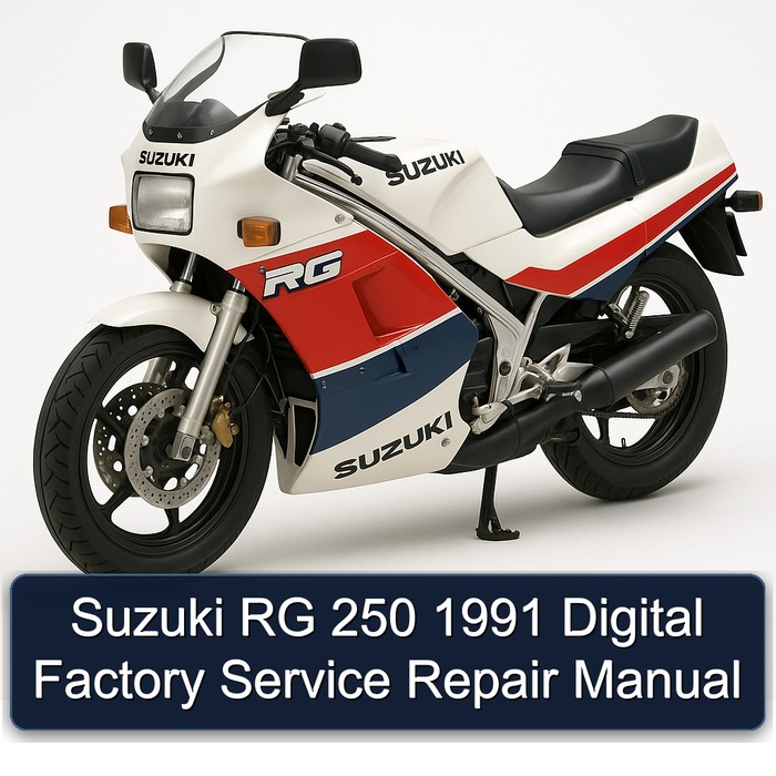 1991 Suzuki RG Series 250 Digital Service Repair Workshop Manual PDF