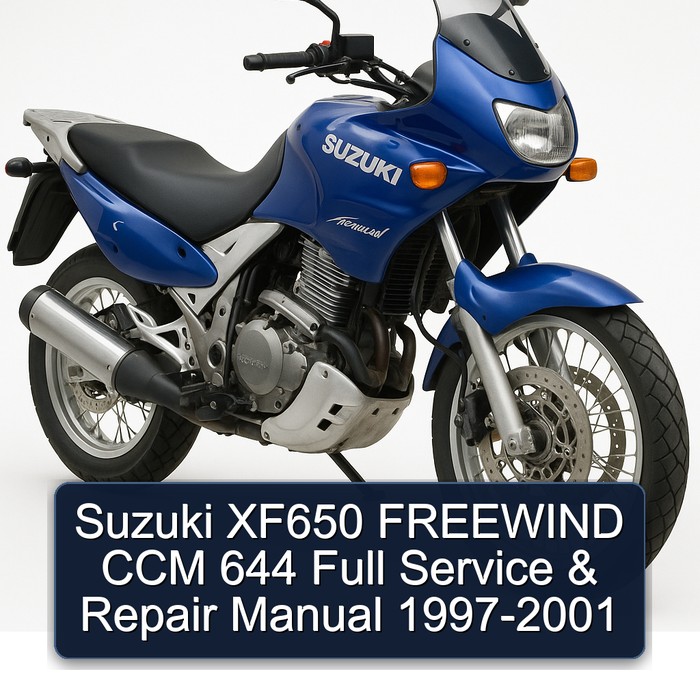 1997-2001 Suzuki XF650 Freewind CCM 644 Service Repair Workshop Manual PDF