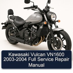 2003-2004 Kawasaki Vulcan VN1600 Service Repair Workshop Manual PDF