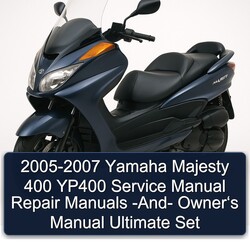 2005-2007 Yamaha Majesty 400 YP400 - Owner‘s Ultimate Set Service Repair Workshop Manual PDF
