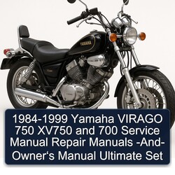 1984-1999 Yamaha Virago 750 XV750 700 - Owner‘s Ultimate Set Service Repair Workshop Manual PDF