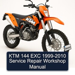 1999-2010 KTM 144 EXC Service Repair Workshop Manual PDF