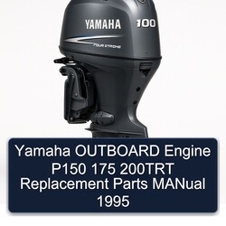1995 Yamaha Outboard Engine P150 175 200TRT Replacement Parts Catalog PDF