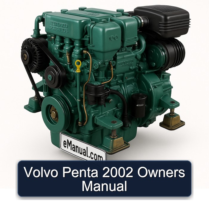 2002 Volvo Penta Owners Owner's Manual PDF