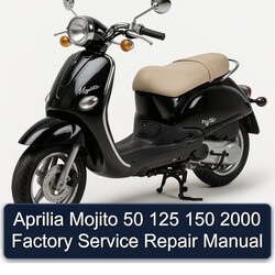2000 Aprilia Mojito Service Repair Workshop Manual PDF