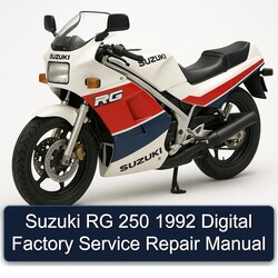 1992 Suzuki RG Series 250 Digital Service Repair Workshop Manual PDF