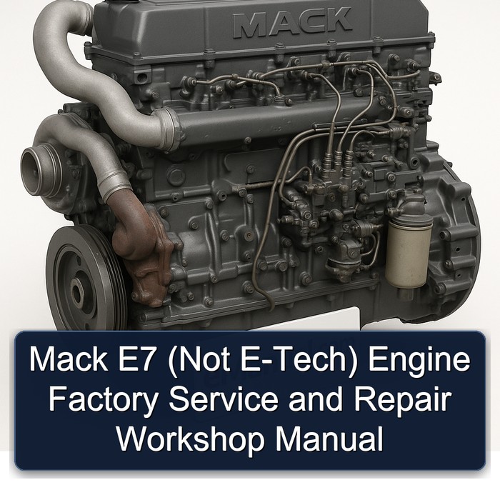 Mack E7 (not E-tech) Engine Service Repair Workshop Manual PDF