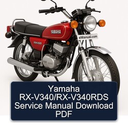 Yamaha RX Models Rx-v340/rx-v340rds Service Repair Workshop Manual PDF