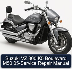 Derbi Boulevard Suzuki VZ 800 K5 M50 05 Service Repair Workshop Manual PDF